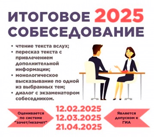 Итоговое собеседование 2025.